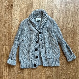 Boys Old Navy 3T Cable Knit Cardigan